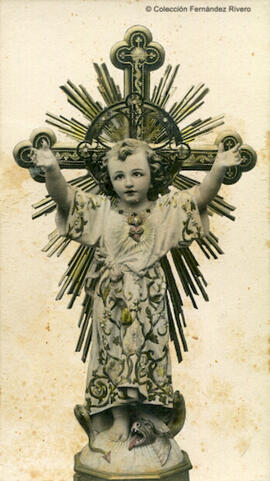 Málaga, imagen del Niño Jesús que se encuentra en la capilla del Colegio de San Estanislao de Málaga. Andrés Fabert.