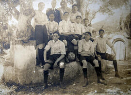 Málaga, equipo de futbol del Club Málaga. Fotógrafo desconocido.