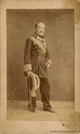 Madrid, retrato del general Manuel de la Concha. J. Laurent.