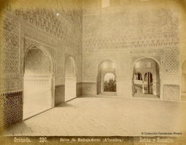 Granada, Alhambra, Sala de Embajadores. Señán y González.
