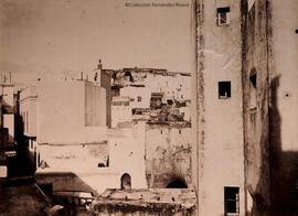 Tánger (Marruecos), la ciudad desde una terraza. Fotógrafo desconocido