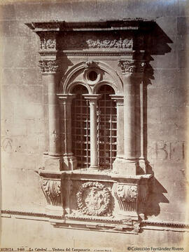 Murcia, Catedral, ventana del campanario. J. Laurent.