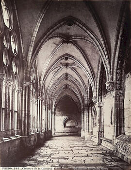 Oviedo, catedral, claustro. J. Laurent.