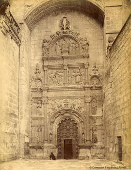 Burgos, Catedral, Portada de la Pellejería. Léon et Lévy.