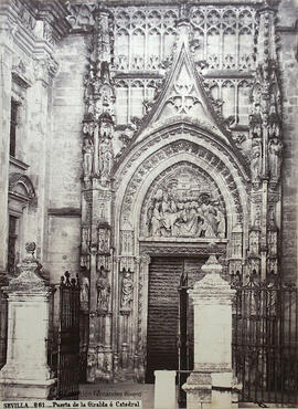 Sevilla, Catedral, puerta de Campanillas. J. Laurent.
