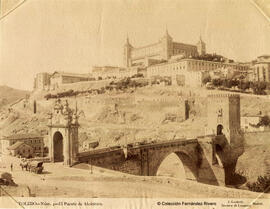 Toledo. Puente de Alcántara y Alcázar. José Lacoste.
