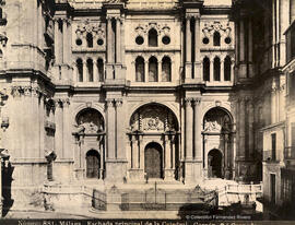 Málaga, catedral fachada principal nº 881. Rafael Garzón.