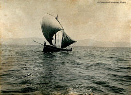 Málaga, velero en las afueras del puerto. M. Osuna.