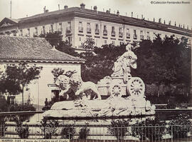 Madrid, fuente de la Cibeles. J. Laurent.