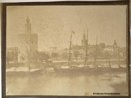 Sevilla, Torre del Oro y río Guadalquivir. Paul Marès.