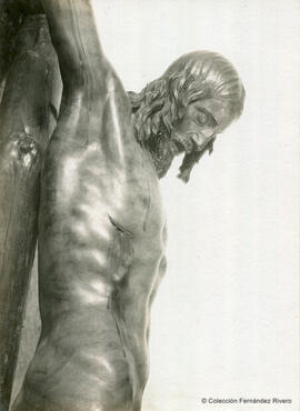 Malaga, imagen de la parte superior de la escultura del Cristo de la Buena Muerte, de Pedro de Mena. Miguel Osuna.
