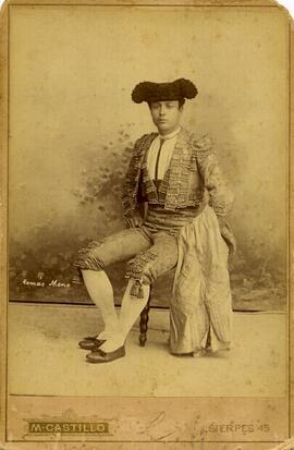 Sevilla, retrato del torero Tomás Mena. M. Castillo.