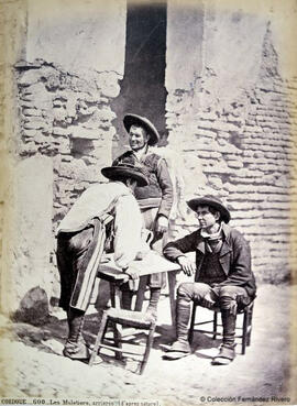 Córdoba, arrieros descansando. J. Laurent y Cia.