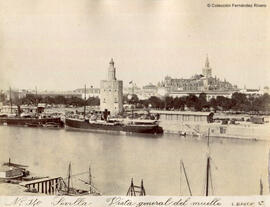 Sevilla, vista general del Muelle. E. Beauchy.
