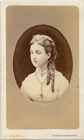 Sevilla, retrato de Luisa Fernanda de Borbón, duquesa de Montpensier. E. Godínez.