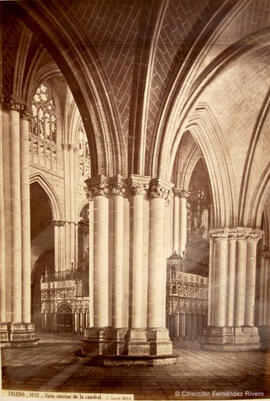Toledo, Catedral, vista del interior en el trascoro. J. Laurent.