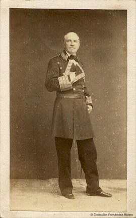 Madrid, retrato del general O'Donnell.  J. Laurent.