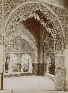 Granada, Alhambra, Mirador de Lindaraja. Linares.