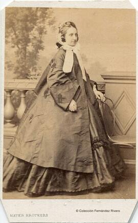 Londres, retrato del Maria Luisa Fernanda, duquesa de Montpensier. Mayer Brothers.