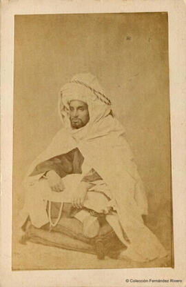 Madrid, retrato de Muley el Abbas. J. Laurent.