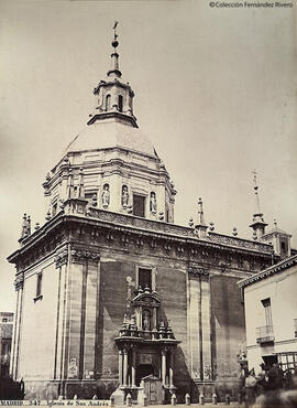 Madrid, iglesia de San Andrés en la plaza del mismo nombre. J. Laurent.