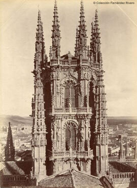 Burgos, Catedral, Torre del Crucero. Léon et Lévy.