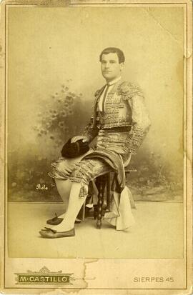 Sevilla, retrato del torero Rolo. M. Castillo.