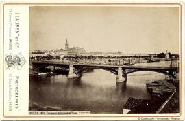 Sevilla, vista general desde Triana. J. Laurent y Cia.