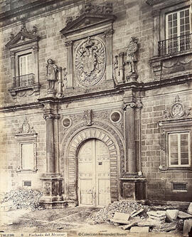 Toledo, Alcázar, puerta principal. J. Laurent.