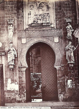 Sevilla, Catedral, puerta del Perdón. J. Laurent.