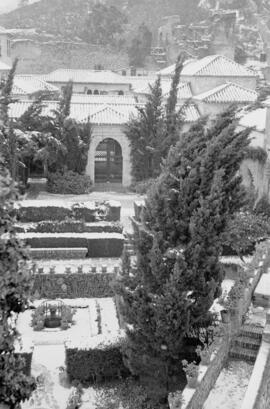 Málaga nevada. La Alcazaba. Febrero de 1954. España-08