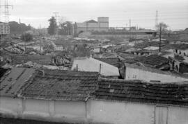 Viviendas. Arroyo del Cuarto. 1958-12. Inundaciones del 4 de diciembre de 1958. Málaga, España.
