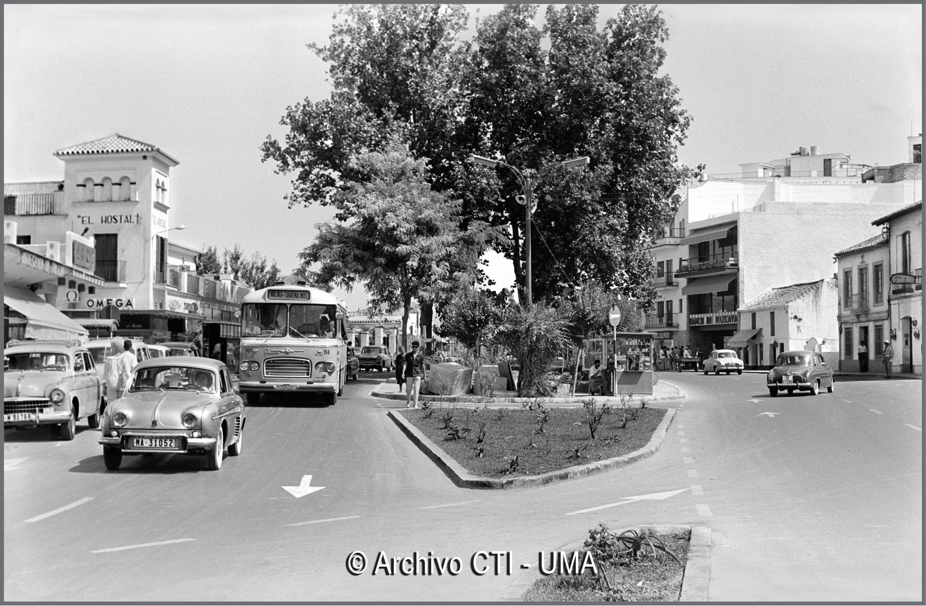 Torremolinos 1963. Plaza Costa del sol. 