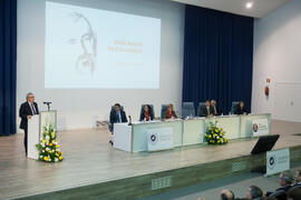 Intervención de José Ángel Narváez. Homenaje en recuerdo del profesor José María Troya. Salón de Actos de la Escuela Técnica Superior de Ingeniería Informática. Octubre de 2016