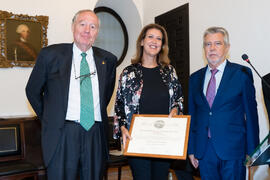 Entrega del título Socio de Honor. 230º Aniversario de la Sociedad Económica Amigos del País. Plaza de la Constitución. Septiembre de 2019
