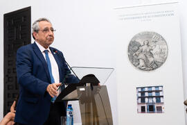 Intervención de José Ángel Narváez. 230º Aniversario de la Sociedad Económica Amigos del País. Plaza de la Constitución. Septiembre de 2019