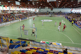 Partido Irán contra Rusia. 14º Campeonato del Mundo Universitario de Fútbol Sala 2014 (FUTSAL). Antequera. Julio de 2014