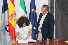 Toma de posesión de Carolina Sánchez Romero como nueva profesora titular de Biología Vegetal de l...