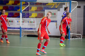 Partido Brasil contra Rusia. 14º Campeonato del Mundo Universitario de Fútbol Sala 2014 (FUTSAL). Antequera. Julio de 2014
