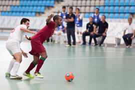 Partido Portugal contra Irán. 14º Campeonato del Mundo Universitario de Fútbol Sala 2014 (FUTSAL). Antequera. Julio de 2014