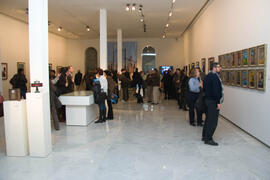 Inauguración de la exposición de Lorenzo Saval. Rectorado. Enero de 2008