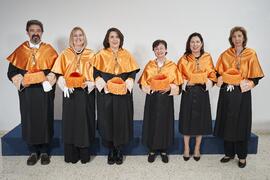 Foto de grupo. Toma de posesión del Rector de la Universidad de Málaga y su equipo de gobierno. Paraninfo. Marzo de 2024