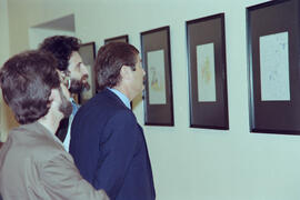 Inauguración de la exposición Jean Cocteau. Mayo de 1990