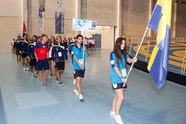 Ceremonia de apertura del IX Campeonato de Europa Universitario de Fútbol Sala. Antequera. Julio ...