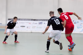 Partido Irán contra Alemania. 14º Campeonato del Mundo Universitario de Fútbol Sala 2014 (FUTSAL). Antequera. Julio de 2014