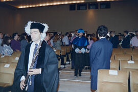 Apertura del Curso Académico 1994/1995 de la Universidad de Málaga. Paraninfo. Octubre de 1994