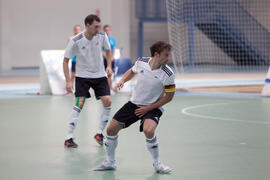 Partido Alemania contra Brasil. 14º Campeonato del Mundo Universitario de Fútbol Sala 2014 (FUTSAL). Antequera. Julio de 2014