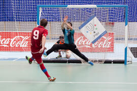 Partido Portugal contra República Checa. 14º Campeonato del Mundo Universitario de Fútbol Sala 2014 (FUTSAL). Antequera. Julio de 2014