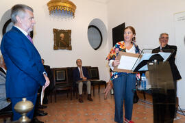 Entrega del título Socio de Honor. 230º Aniversario de la Sociedad Económica Amigos del País. Plaza de la Constitución. Septiembre de 2019