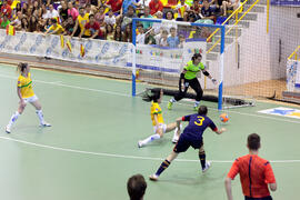 Partido Brasil contra España. 14º Campeonato del Mundo Universitario de Fútbol Sala 2014 (FUTSAL)...